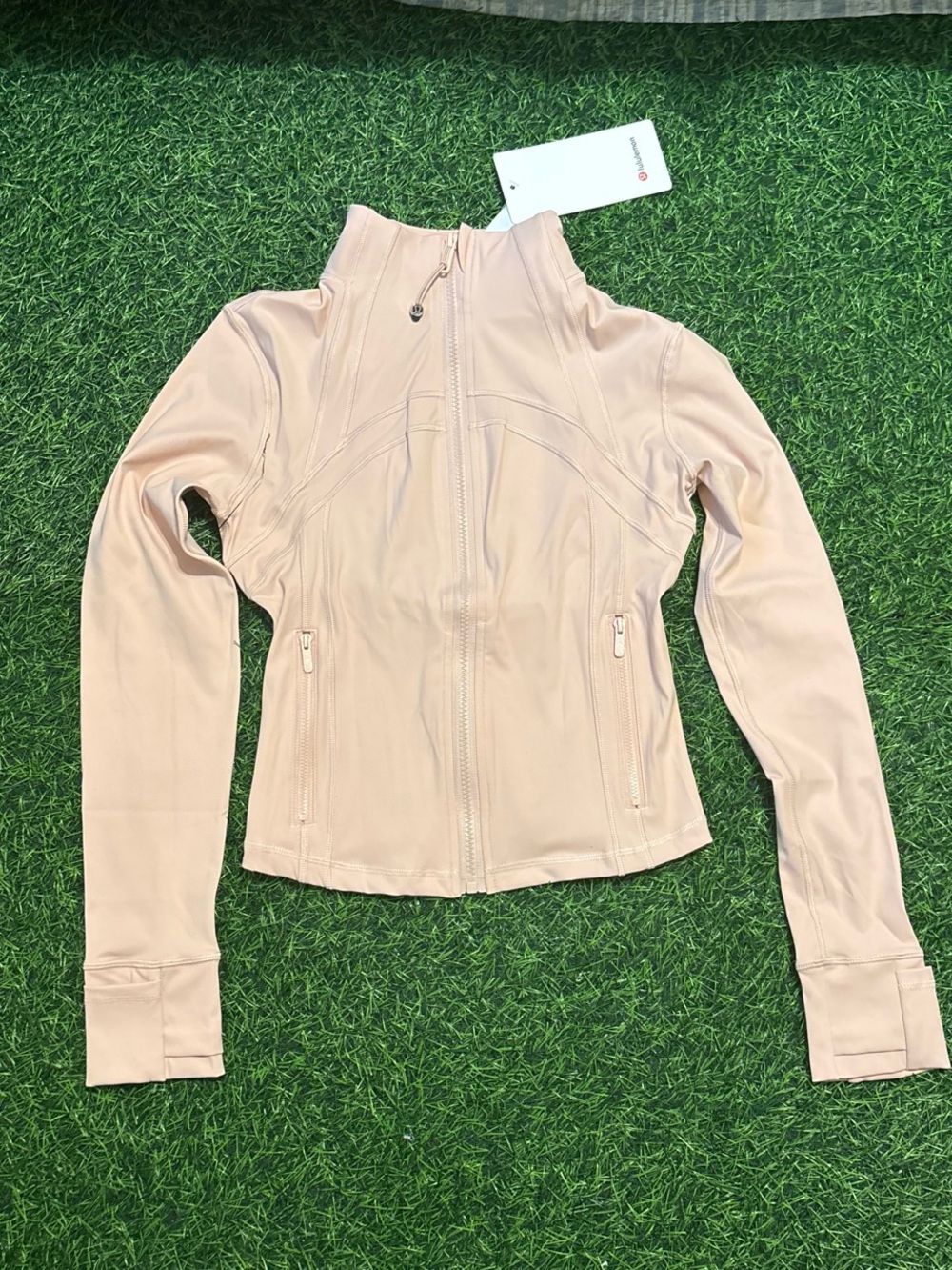 lululemon athletica Women's Pink Scuba Jacket - Light Pink
